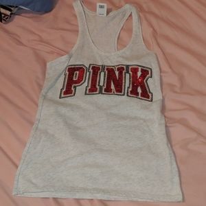 Sequin PINK tank